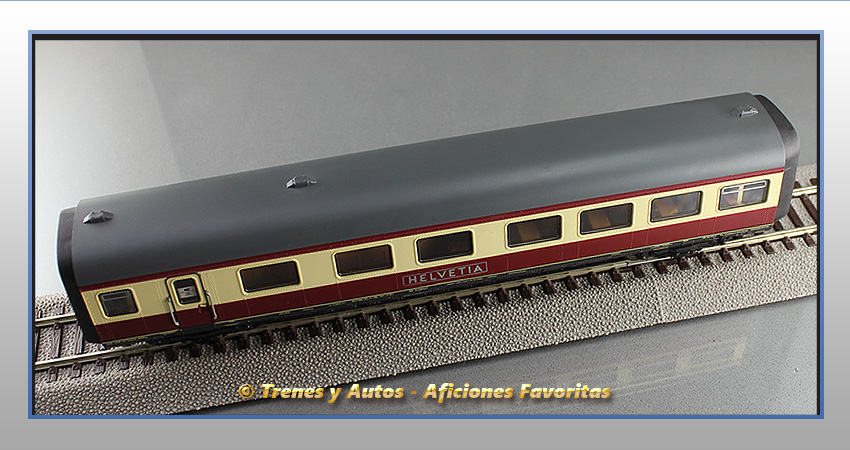 Tren automotor diésel Serie 601 VT 11.5 "Helvetia" - Coche Restaurante - DB