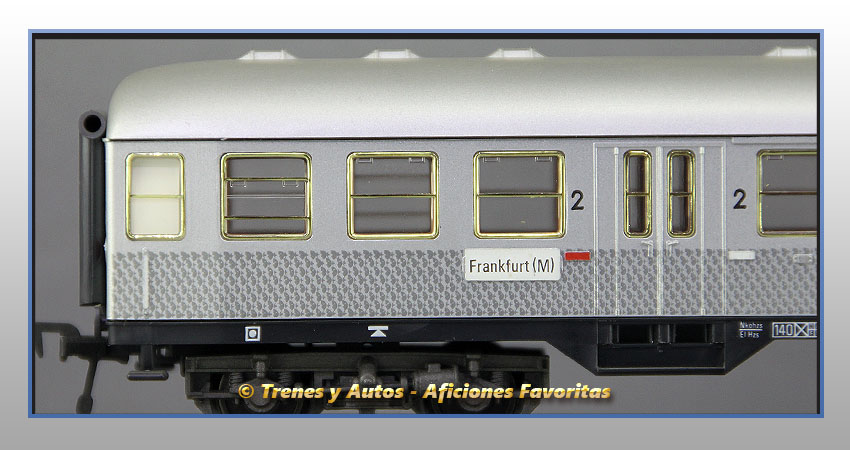 Coche pasajeros "Silberling" Bnrzb-725 - DB