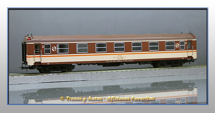 Coche pasajeros Serie 5000 BB1-5245 "Estrella" - Renfe