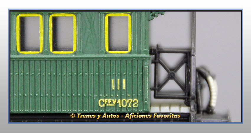 Coche pasajeros Tipo Cffv-1072 - MZA