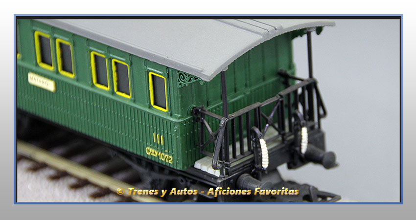 Coche pasajeros Tipo Cffv-1072 - MZA
