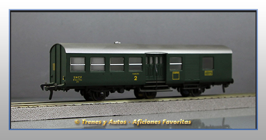 Coche pasajeros Tipo B4Dtm - SNCF