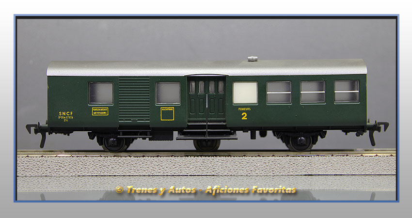 Coche pasajeros Tipo B4Dtm - SNCF