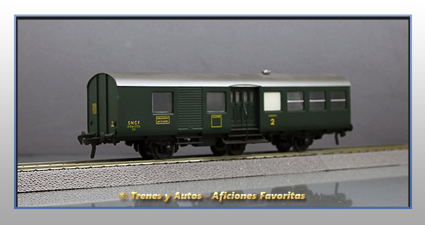 Coche pasajeros Tipo B4Dtm - SNCF
