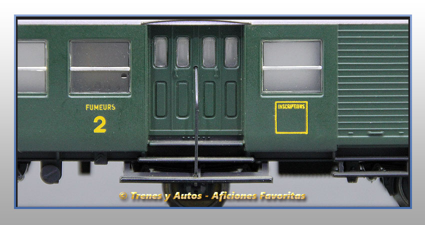 Coche pasajeros Tipo B4Dtm - SNCF