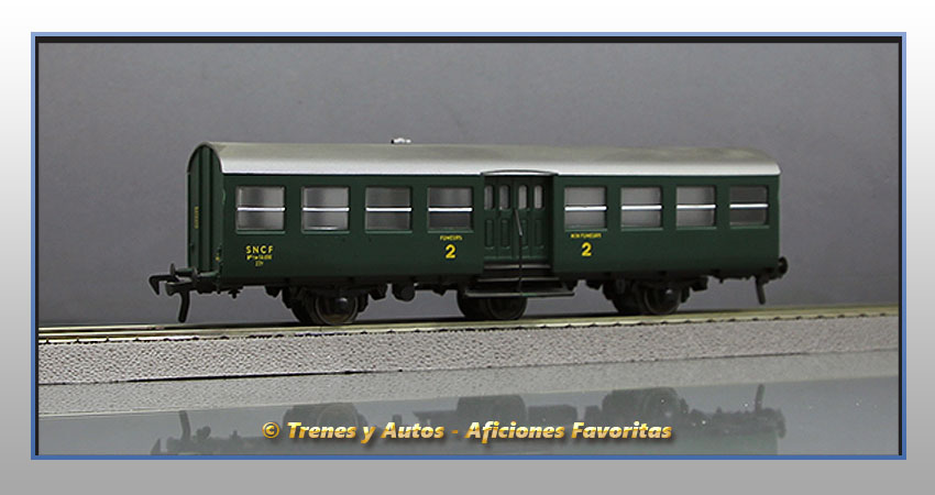 Coche pasajeros Tipo B8tm - SNCF