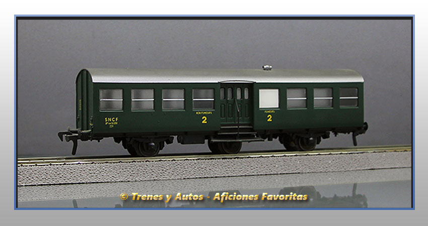Coche pasajeros Tipo B8tm - SNCF