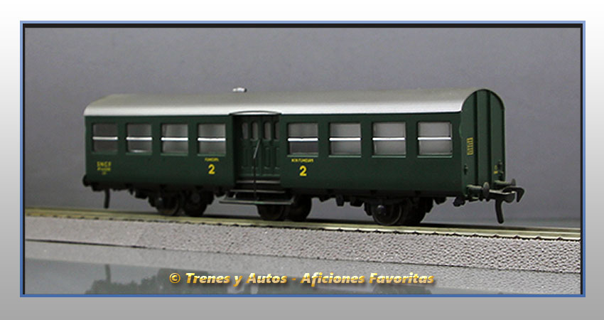 Coche pasajeros Tipo B8tm - SNCF