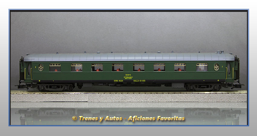 Coche restaurante Serie BB1-1102 - Renfe