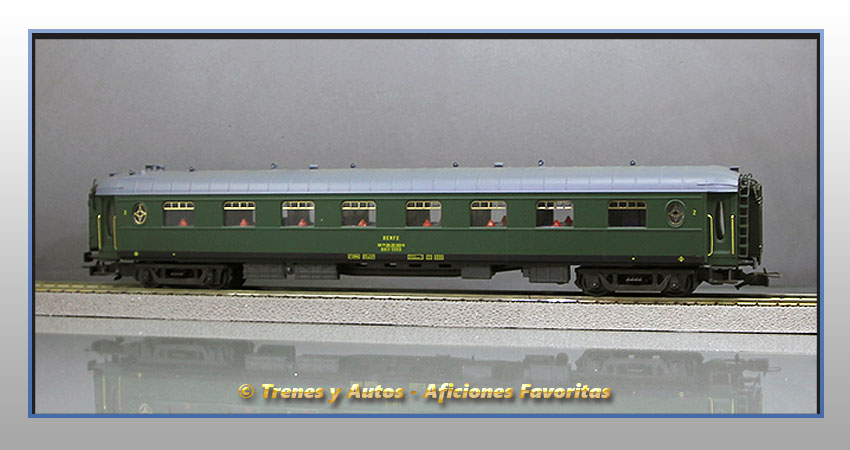 Coche restaurante Serie BB1-1102 - Renfe