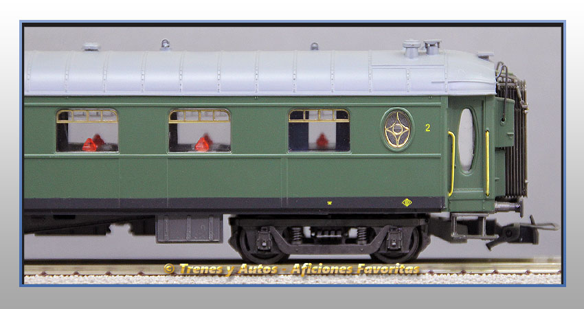 Coche restaurante Serie BB1-1102 - Renfe