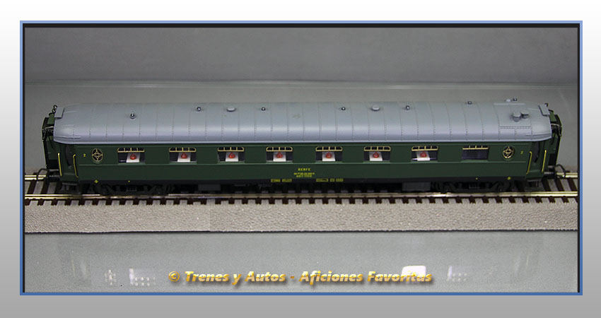 Coche restaurante Serie BB1-1102 - Renfe