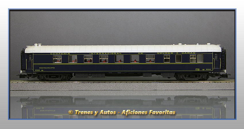 Coche restaurante Tipo CIWL-3396 - Renfe