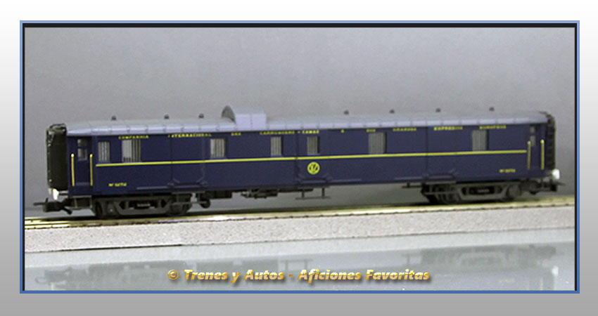 Coche equipajes CIWL Serie F-1272 - Renfe