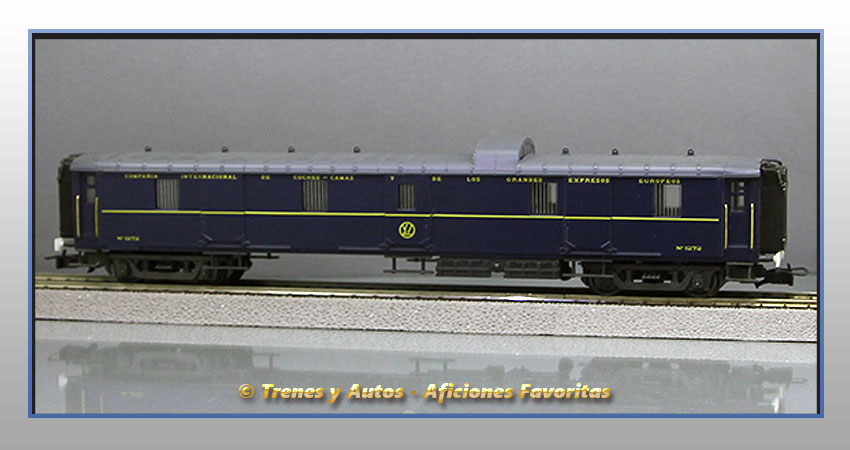 Coche equipajes CIWL Serie F-1272 - Renfe