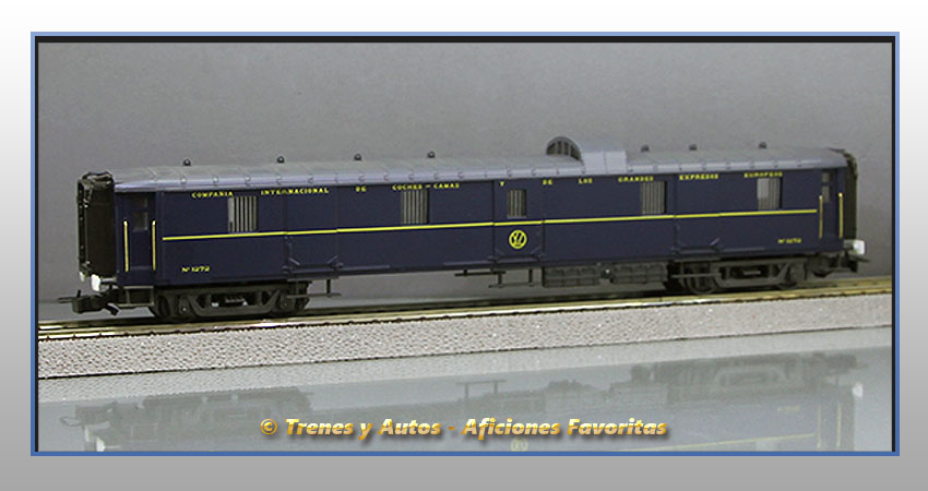 Coche equipajes CIWL Serie F-1272 - Renfe