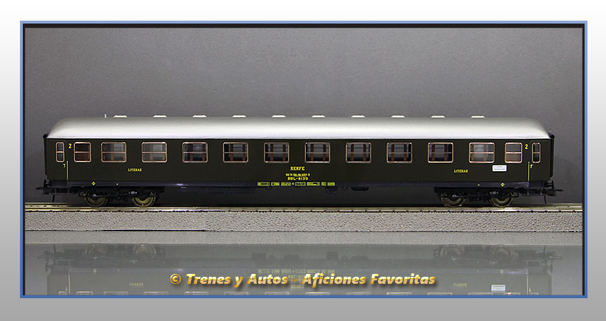Coche pasajeros Serie 8000 BBL-8139 Literas - Renfe