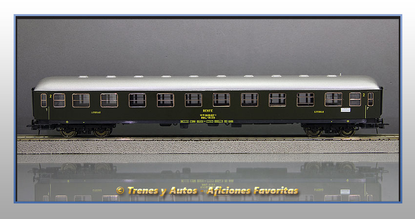 Coche pasajeros Serie 8000 BBL-8139 Literas - Renfe