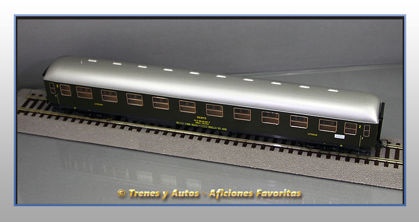 Coche pasajeros Serie 8000 BBL-8139 Literas - Renfe