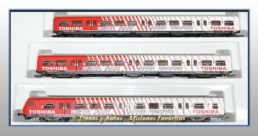 Set coches pasajeros "Toshiba Express" - DB