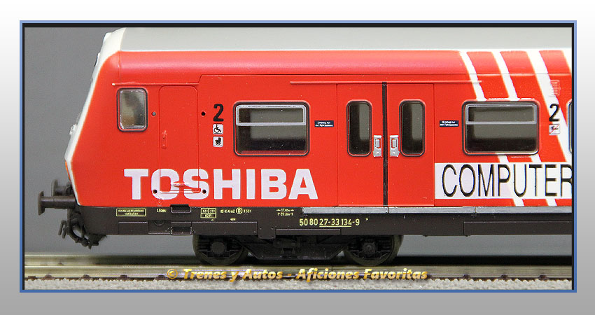 Coche pasajeros cabina conducción Tipo Bxf796 "Toshiba Expres" - DB