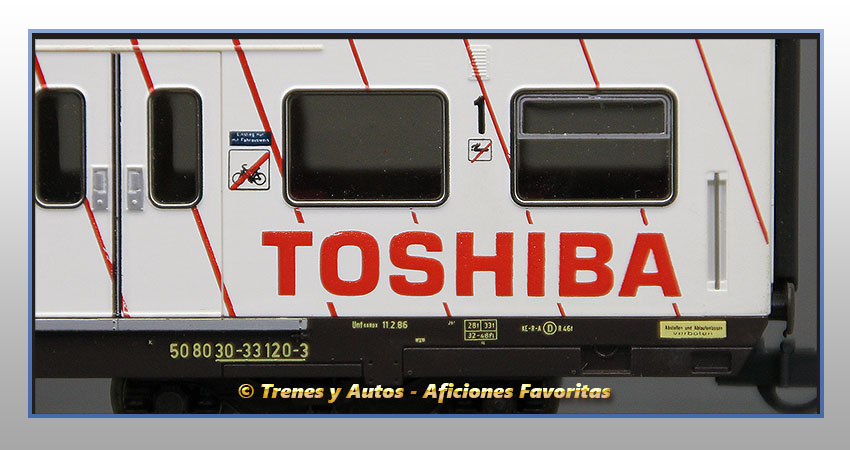 Coche pasajeros Tipo ABx791 "Toshiba Express" - DB
