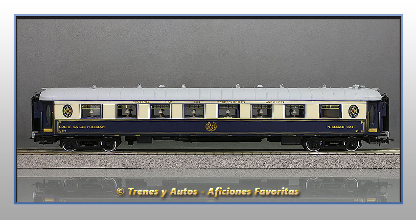 Coche salón pullman Tipo WP - Compañía Ferrocarriles Andaluces (CFA)