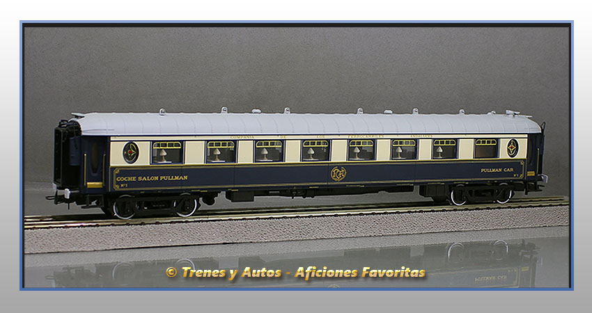 Coche salón pullman Tipo WP - Compañía Ferrocarriles Andaluces (CFA)