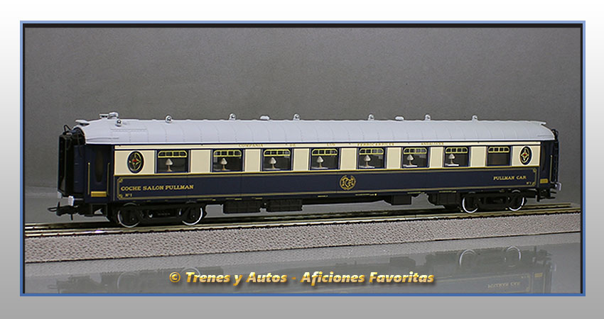 Coche salón pullman Tipo WP - Compañía Ferrocarriles Andaluces (CFA)