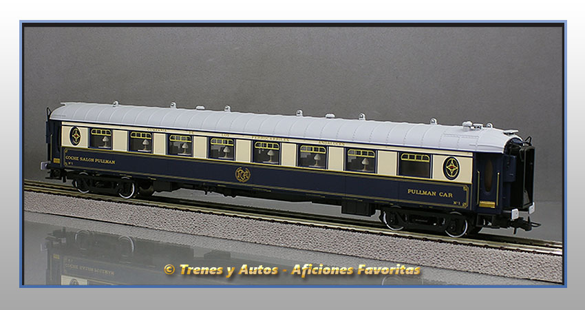 Coche salón pullman Tipo WP - Compañía Ferrocarriles Andaluces (CFA)