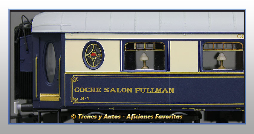 Coche salón pullman Tipo WP - Compañía Ferrocarriles Andaluces (CFA)