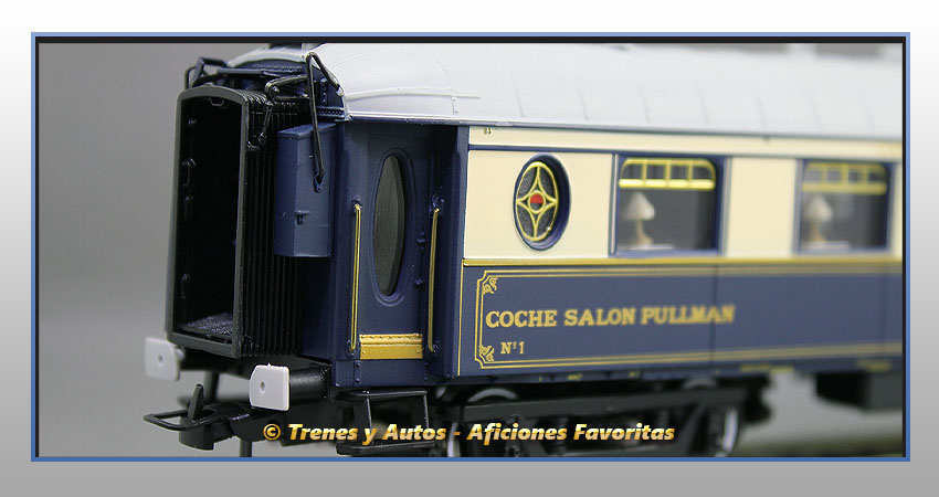 Coche salón pullman Tipo WP - Compañía Ferrocarriles Andaluces (CFA)