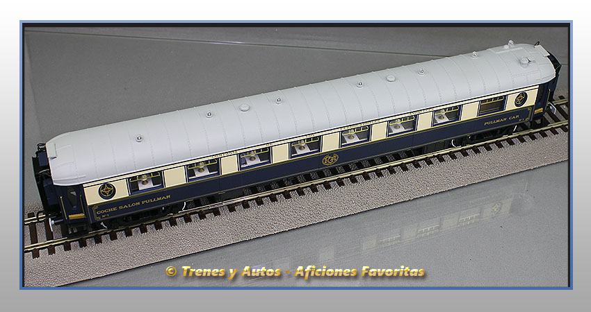 Coche salón pullman Tipo WP - Compañía Ferrocarriles Andaluces (CFA)