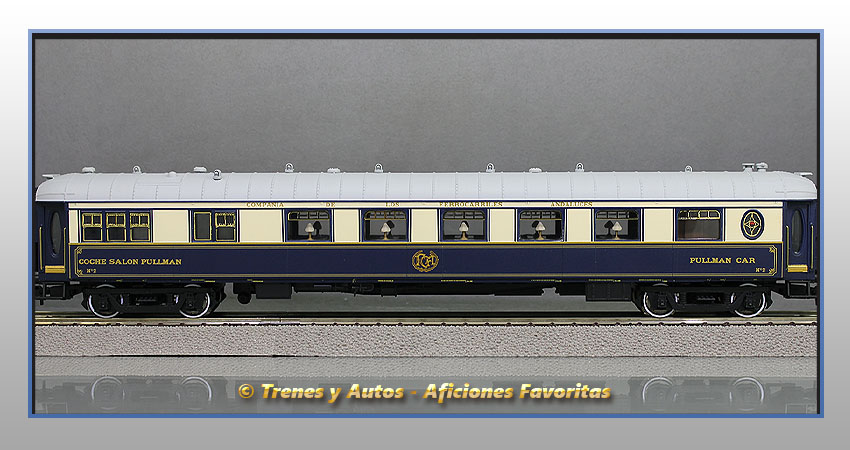 Coche restaurante con cocina Tipo WP - Compañía Ferrocarriles Andaluces (CFA)