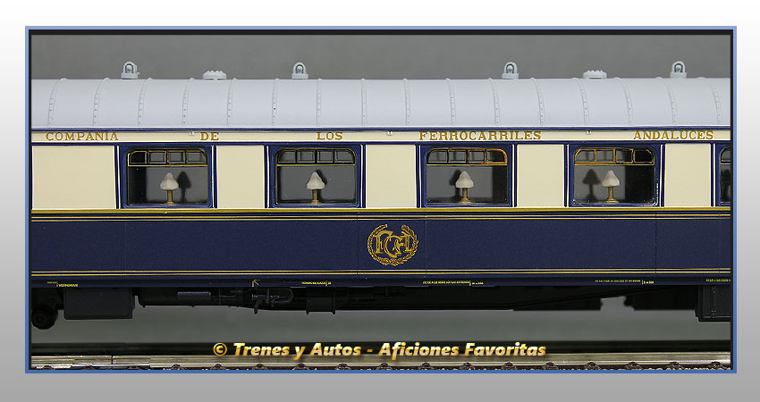 Coche restaurante con cocina Tipo WP - Compañía Ferrocarriles Andaluces (CFA)