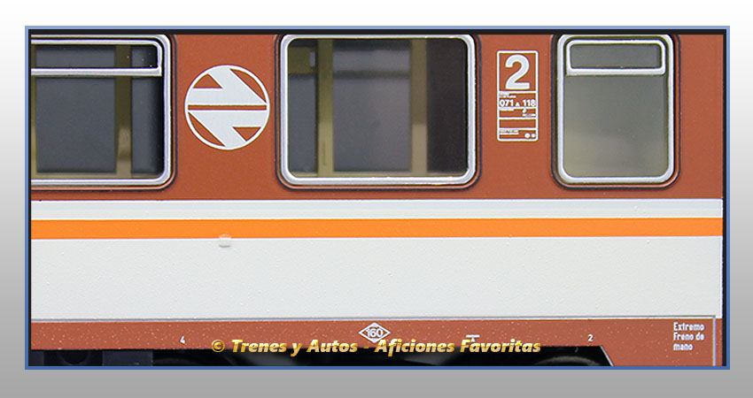 Coche pasajeros Serie 10000 B11x "Estrella" - Renfe