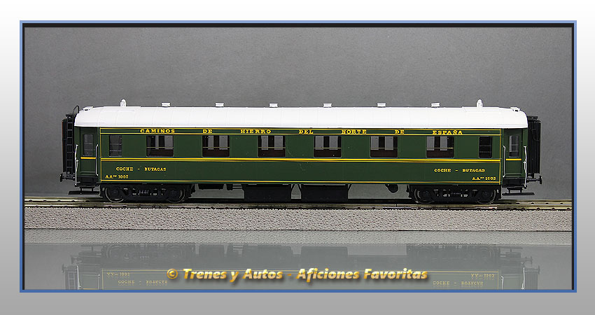 Coche pasajeros Serie 1001/1020 A.A.fhv-1003 - Norte