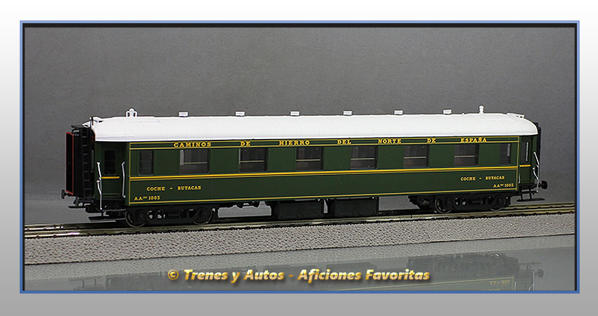 Coche pasajeros Serie 1001/1020 A.A.fhv-1003 - Norte