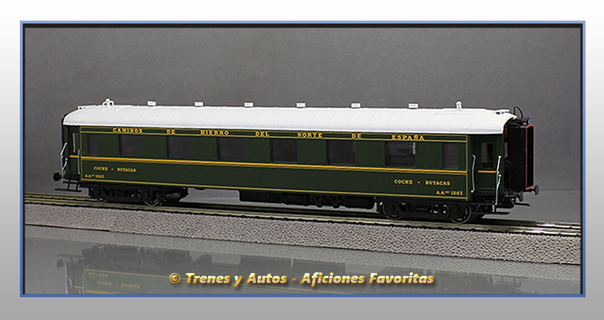 Coche pasajeros Serie 1001/1020 A.A.fhv-1003 - Norte