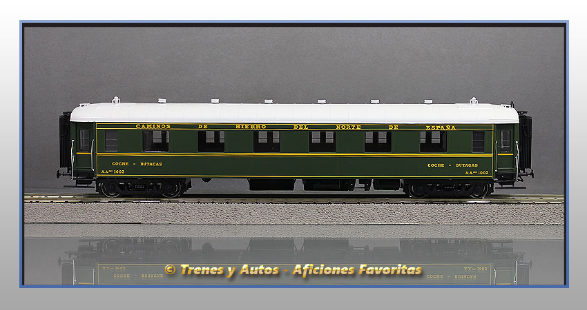 Coche pasajeros Serie 1001/1020 A.A.fhv-1003 - Norte