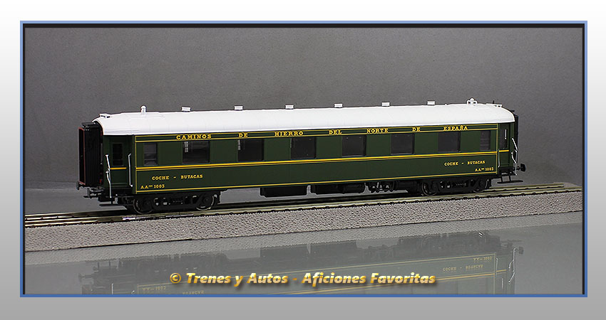 Coche pasajeros Serie 1001/1020 A.A.fhv-1003 - Norte