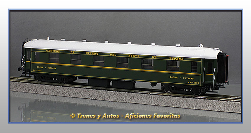 Coche pasajeros Serie 1001/1020 A.A.fhv-1003 - Norte
