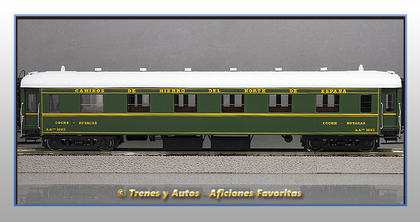 Coche pasajeros Serie 1001/1020 A.A.fhv-1003 - Norte
