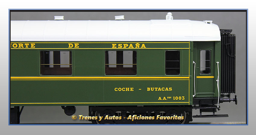 Coche pasajeros Serie 1001/1020 A.A.fhv-1003 - Norte