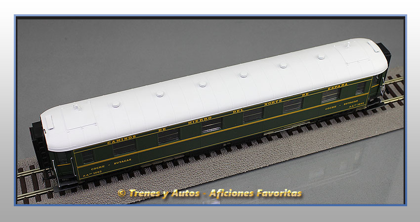 Coche pasajeros Serie 1001/1020 A.A.fhv-1003 - Norte