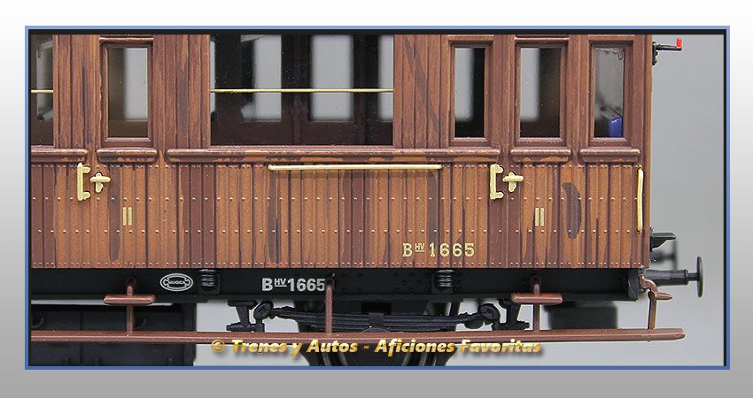 Coche pasajeros Serie 1678/1835 Bhv-1665 - Renfe