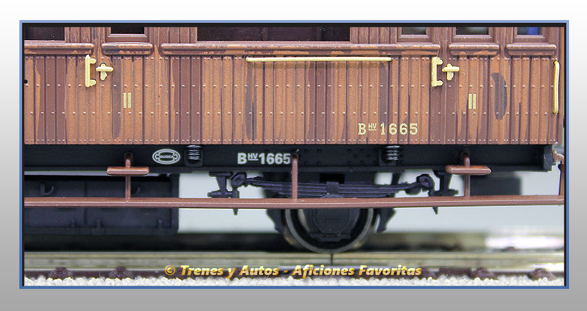 Coche pasajeros Serie 1678/1835 Bhv-1665 - Renfe