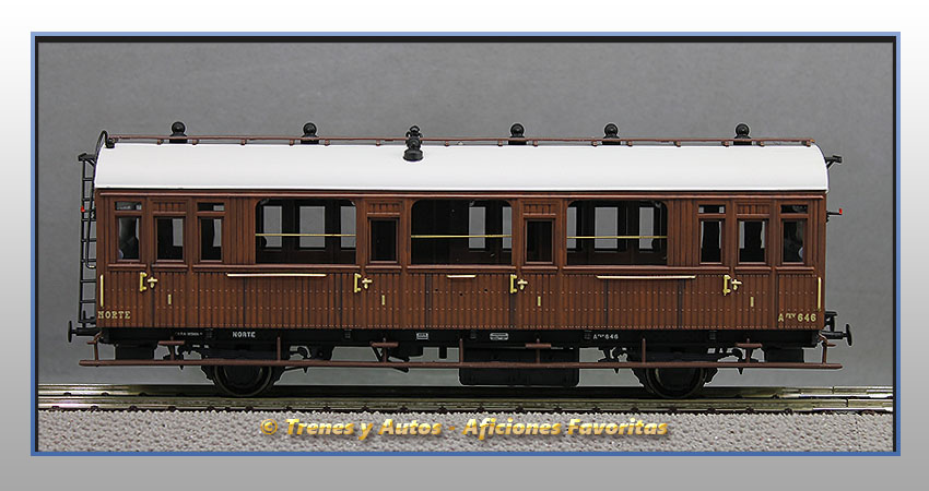 Coche pasajeros Serie 1678/1835 Afhv-646 - Norte