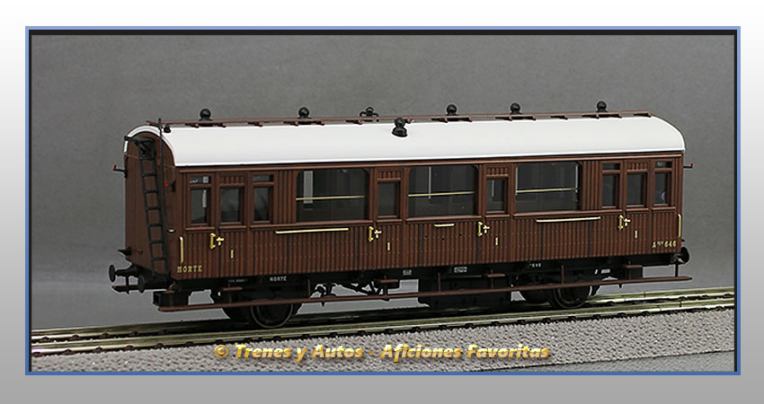 Coche pasajeros Serie 1678/1835 Afhv-646 - Norte