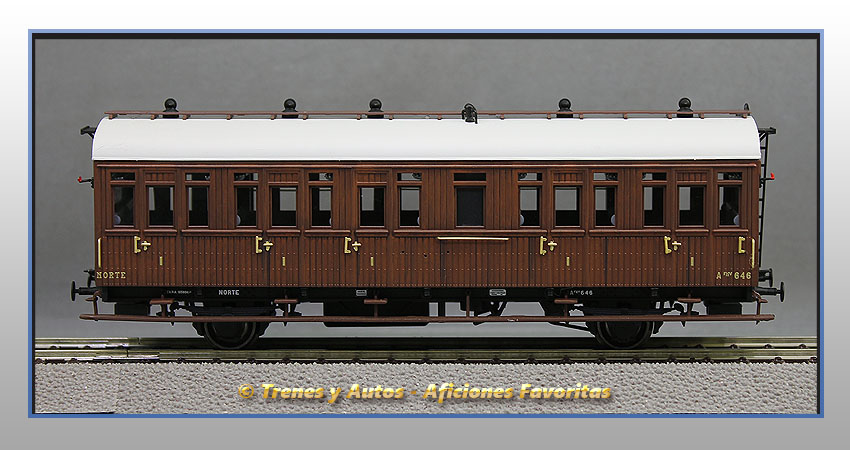 Coche pasajeros Serie 1678/1835 Afhv-646 - Norte